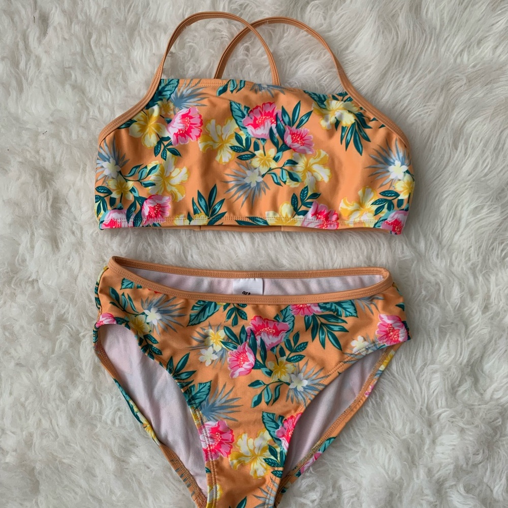 3pc flower bikini set